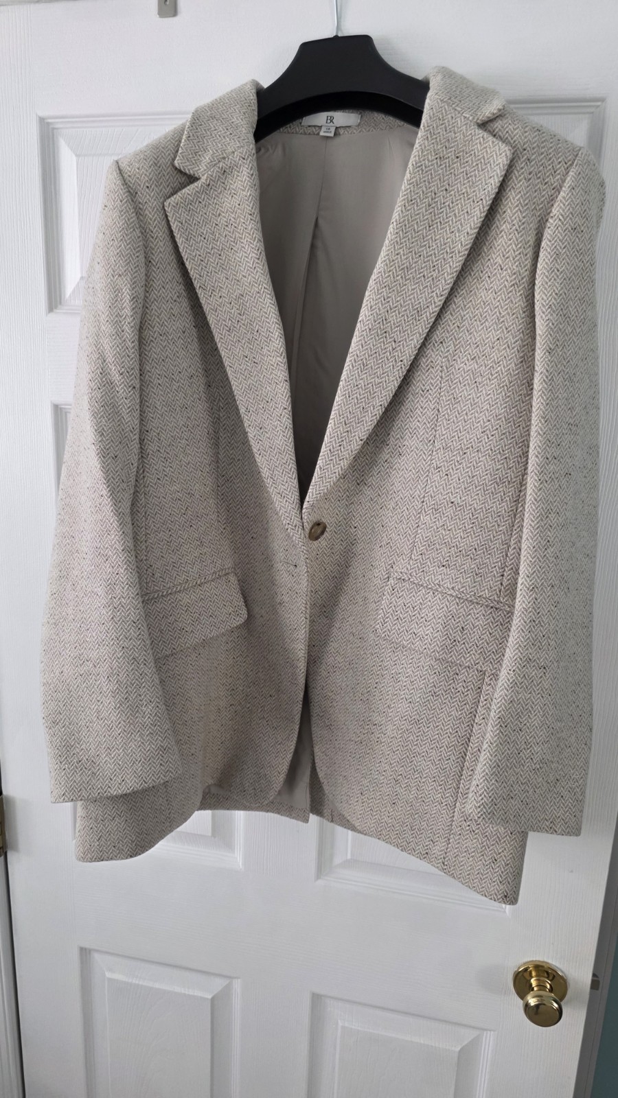Banana Republic Women’s Slim Italian Herringbone Blazer (Mario Bellucci) size 16
