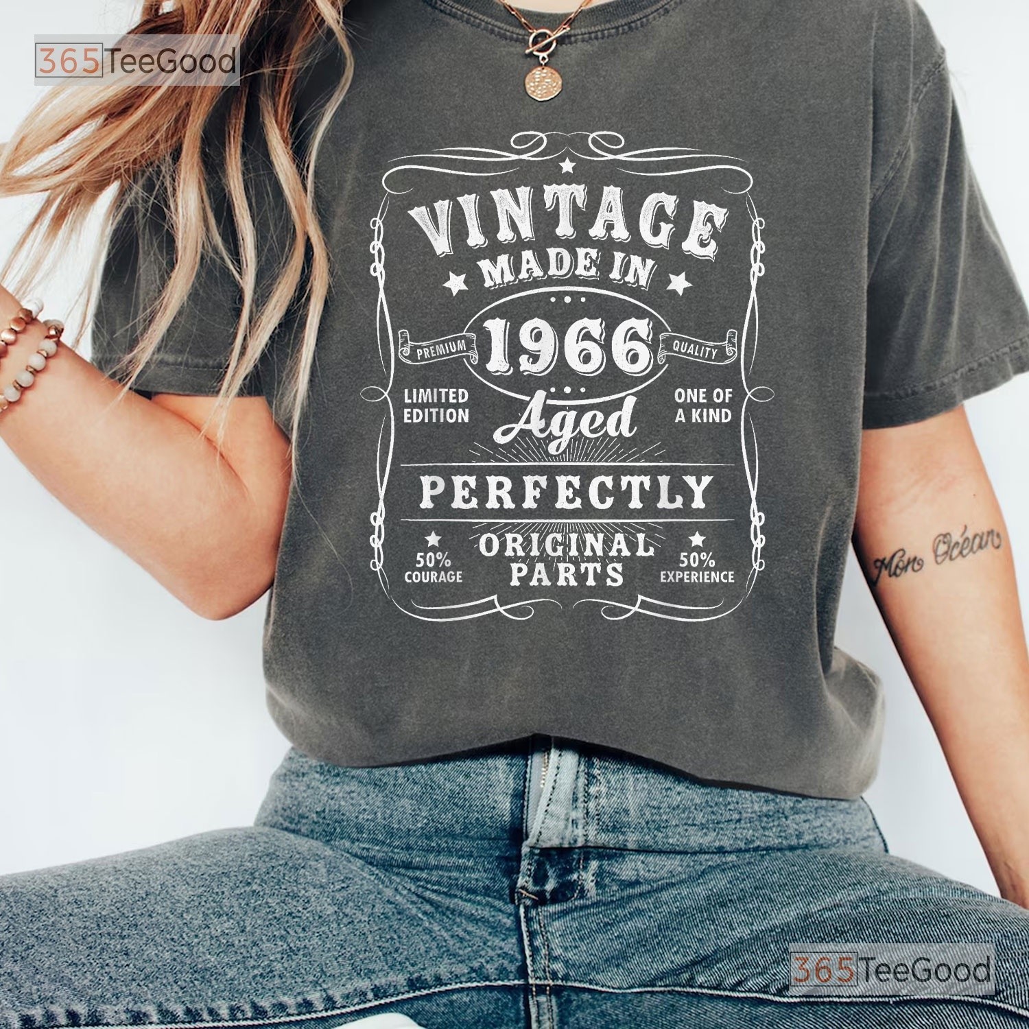 Vintage 1966 60th Birthday Shirt, Retro 60 Years Old Birthday Tee For Men