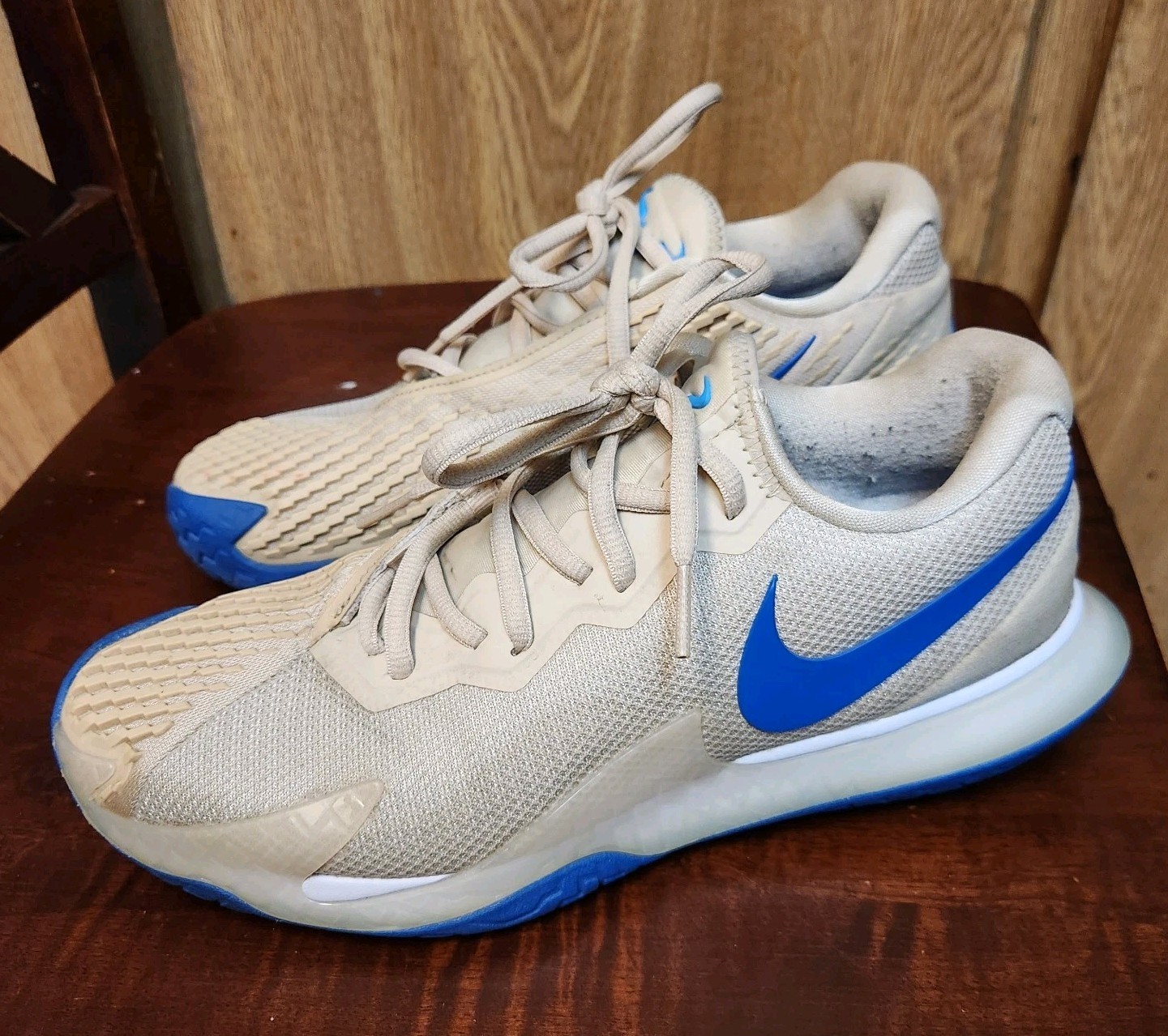 Nike Rafa Nadal Court Zoom Vapor Cage 4 Sanddrift DD1579 104 Men’s Size 7