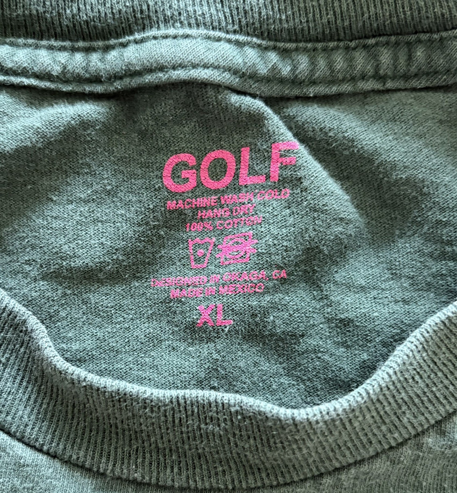 Golf Wang Tyler The Creator T-Shirt Mens XL Green Streetwear Logo Tee