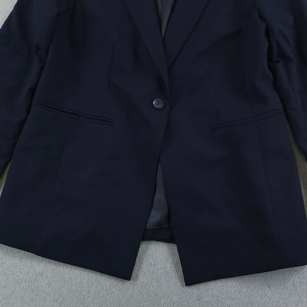 Pendleton Blazer Womens 10 Navy One Button Single Breasted Virgin Wool Lined