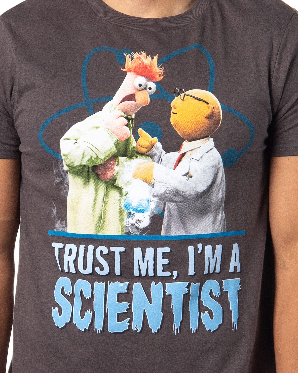 Disney The Muppets Trust Me I’m A Scientist Beaker T-shirt Small Charcoal Adult