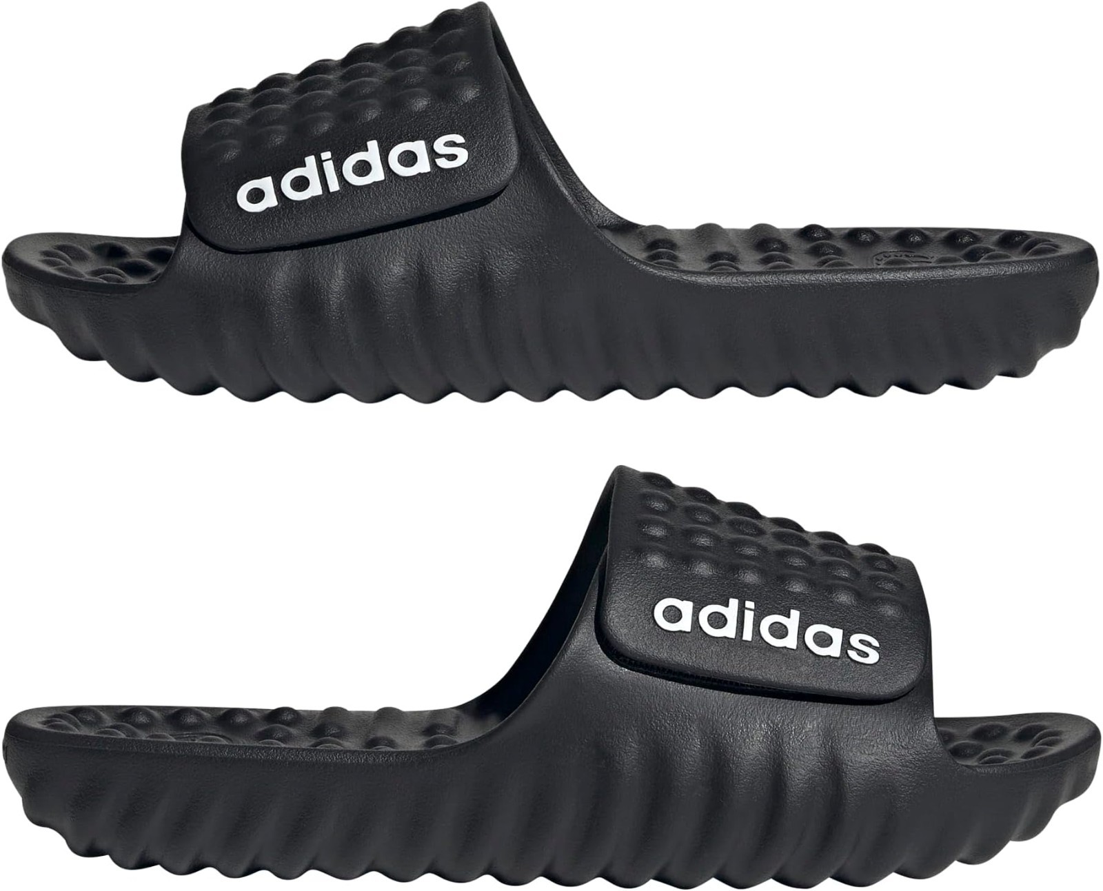 adidas Unisex Adissage 360REC SANDAL SLIDES JS3570 Color Black / White Sz Men 10