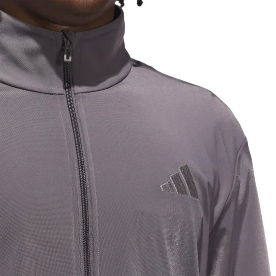 NEW Men’s Adidas Tricot Full Zip Track Jacket Gray Size XLarge