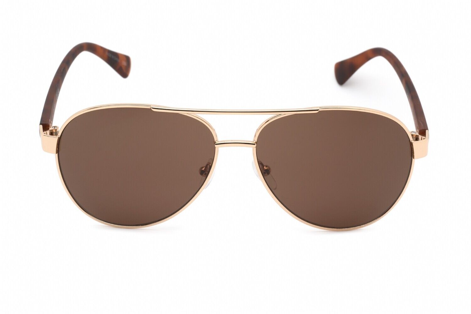 Calvin Klein Aviator Gold-Tone/Brown 60 mm Men’s Sunglasses CK19316S 717 60