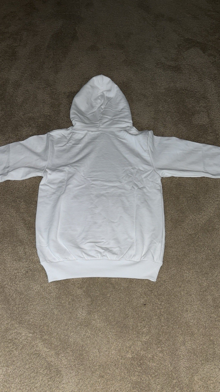Sp5der OG White Rhinestone Hoodie, NOT POLYESTER, 1:1 Quality Replica