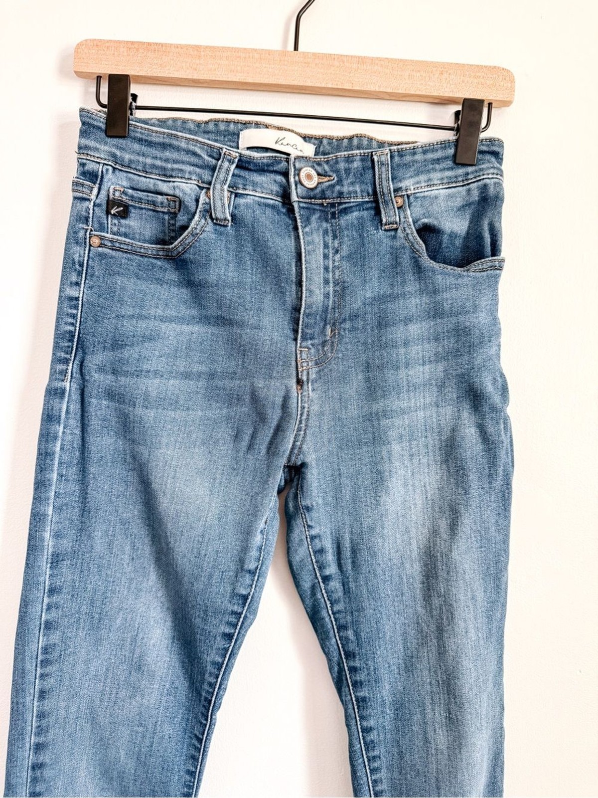 Kancan High Rise Skinny Jeans Size 27 Medium Wash Stretch Denim