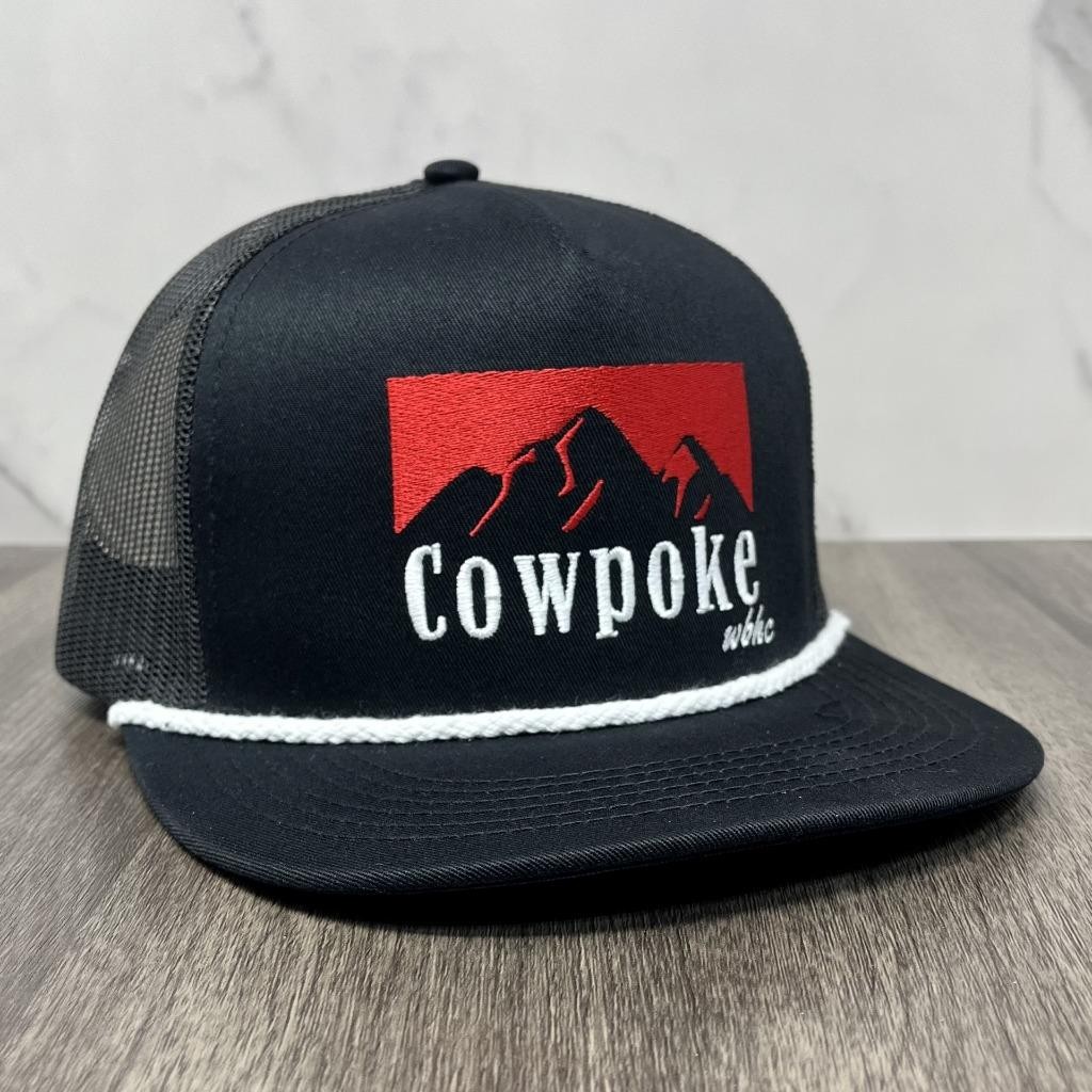 Whiskey Bent Hat Co Cowboy Killer Cowpoke Trucker Mesh Back Adjustable Snapback