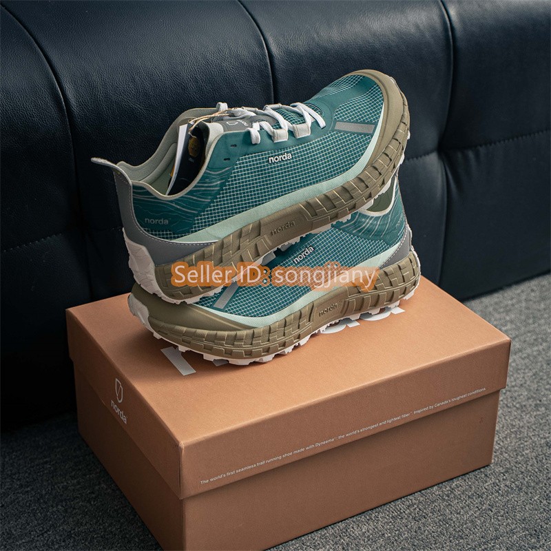 NORDA 001A Dyneema Mountain Outdoor 001MHORIZON Green Unisex Sneakers