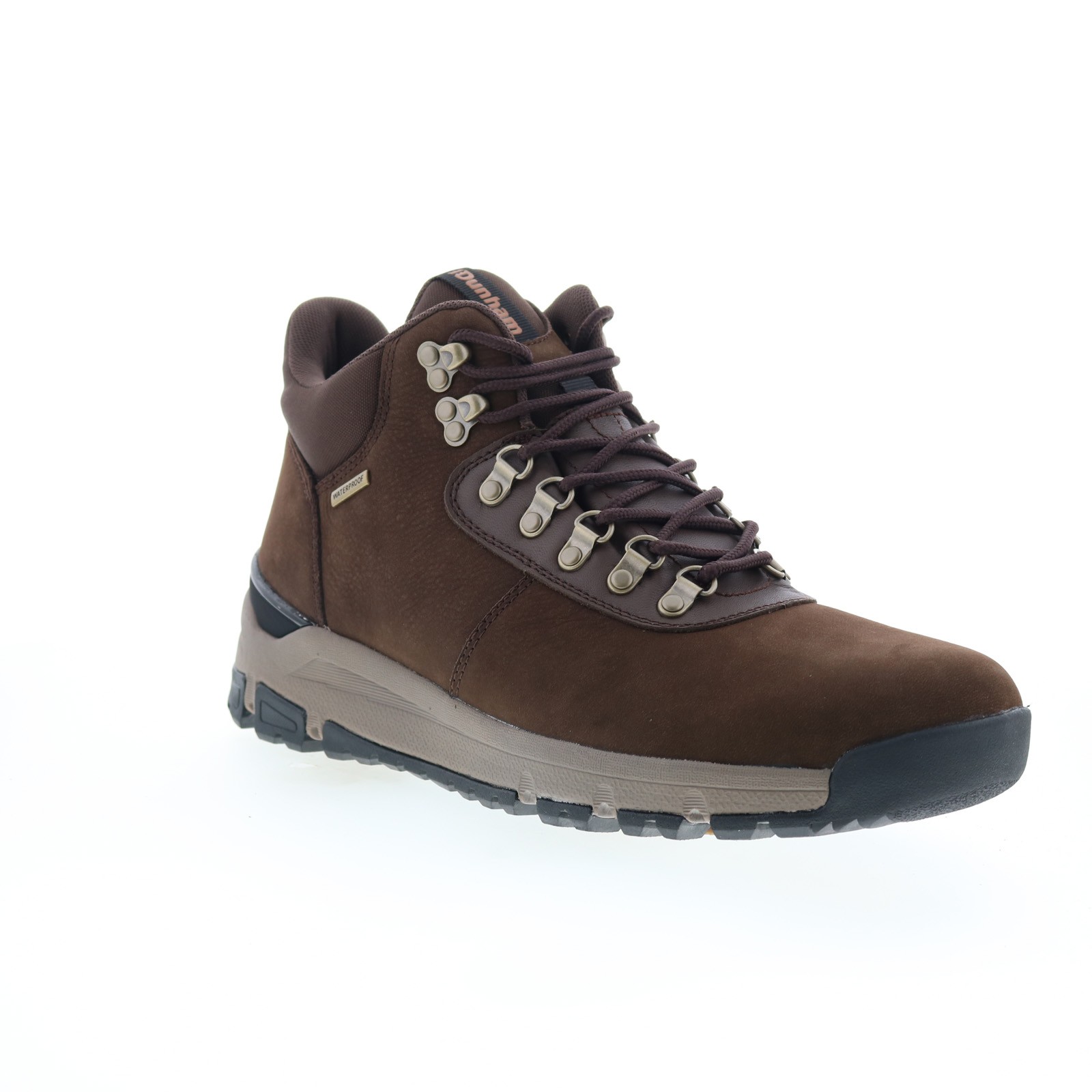 Dunham Alpine Waterproof Lace Up Mid Mens Brown Extra Extra Wide 6E Boots