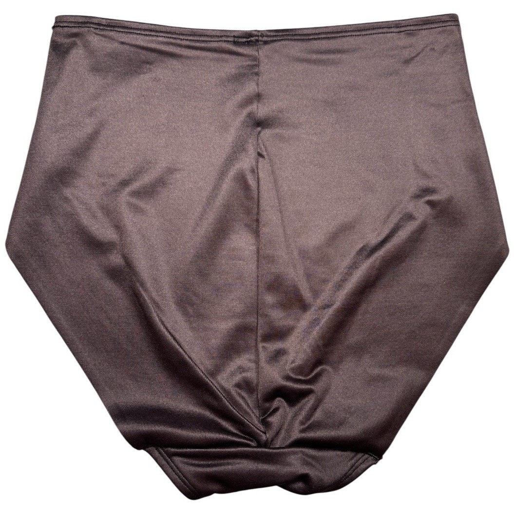 TC FINE INTIMATES Womens Shaping Brief Panty Brown Espresso Medium Control Sz XL