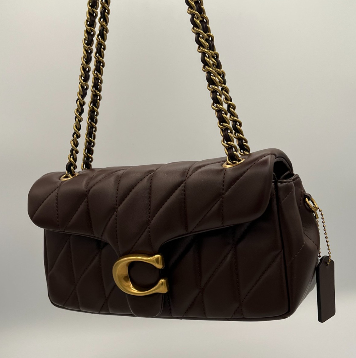 Coach Tabby Shoulder Bag 26 With Pillow Quilting Maple Color NWOT