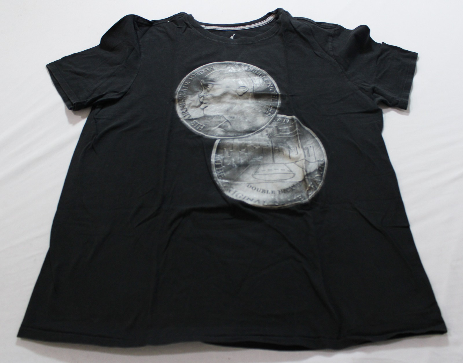 Air Jordan Men’s Nike Double Nickel Short Sleeve Graphic T-Shirt EH6 Black Large