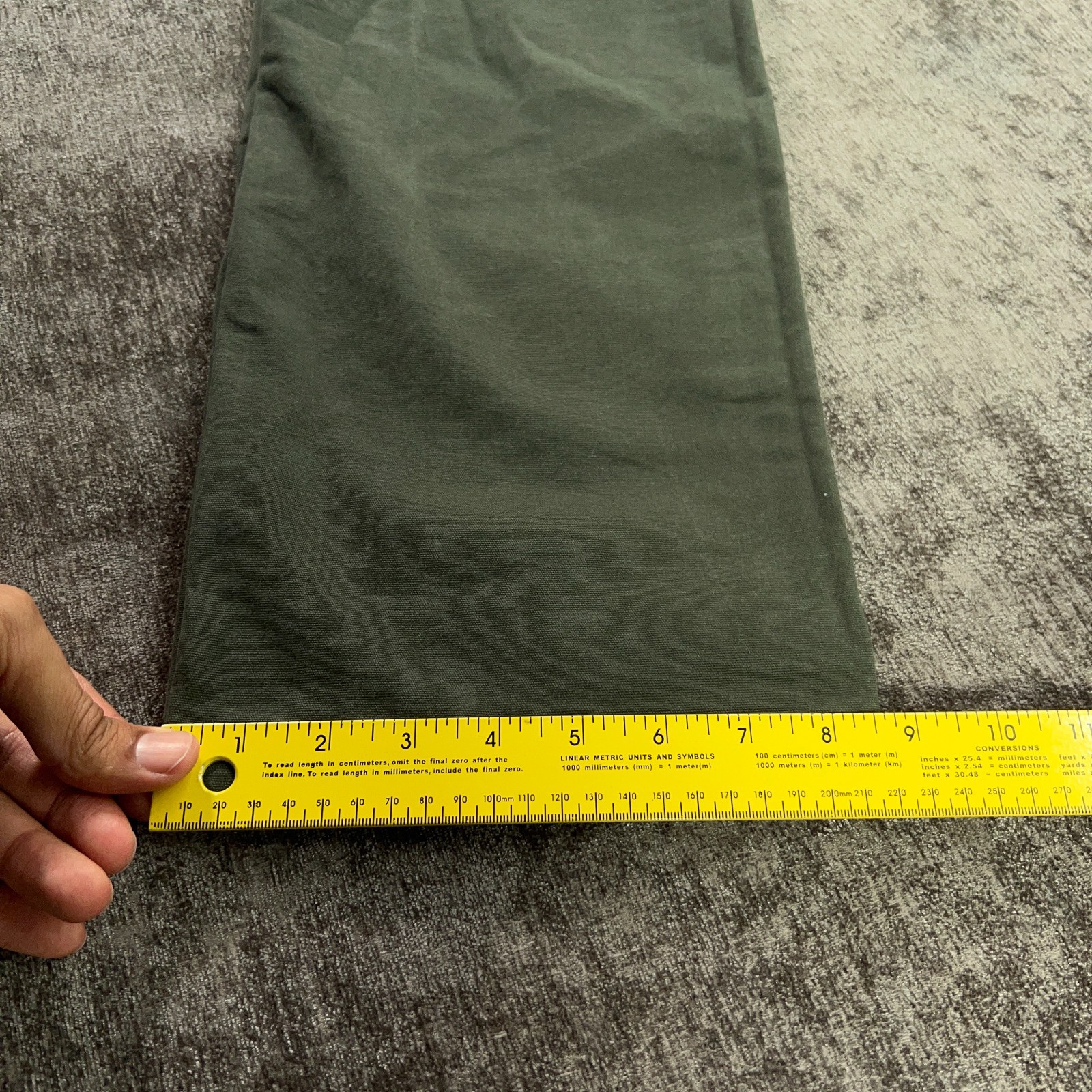 Ariat Rebar M4 Pants Mens 34×29 Green Canvas Relaxed Straight Stretch Work Wear