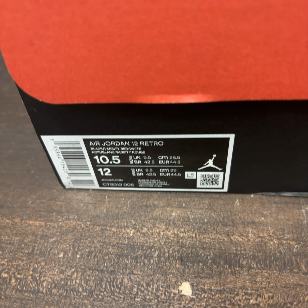 Jordan 12 Retro Playoffs (2022) (Pre-Owned) – CT8013-006-10.5-PO-5 … Size 10.5