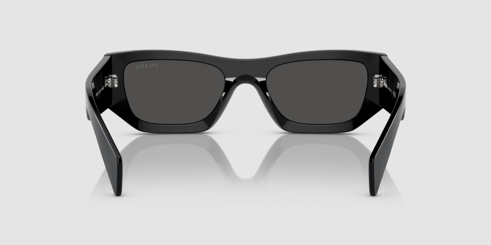 PRADA PR A01S 16K08Z Black Dark Grey 53 mm Unisex Sunglasses