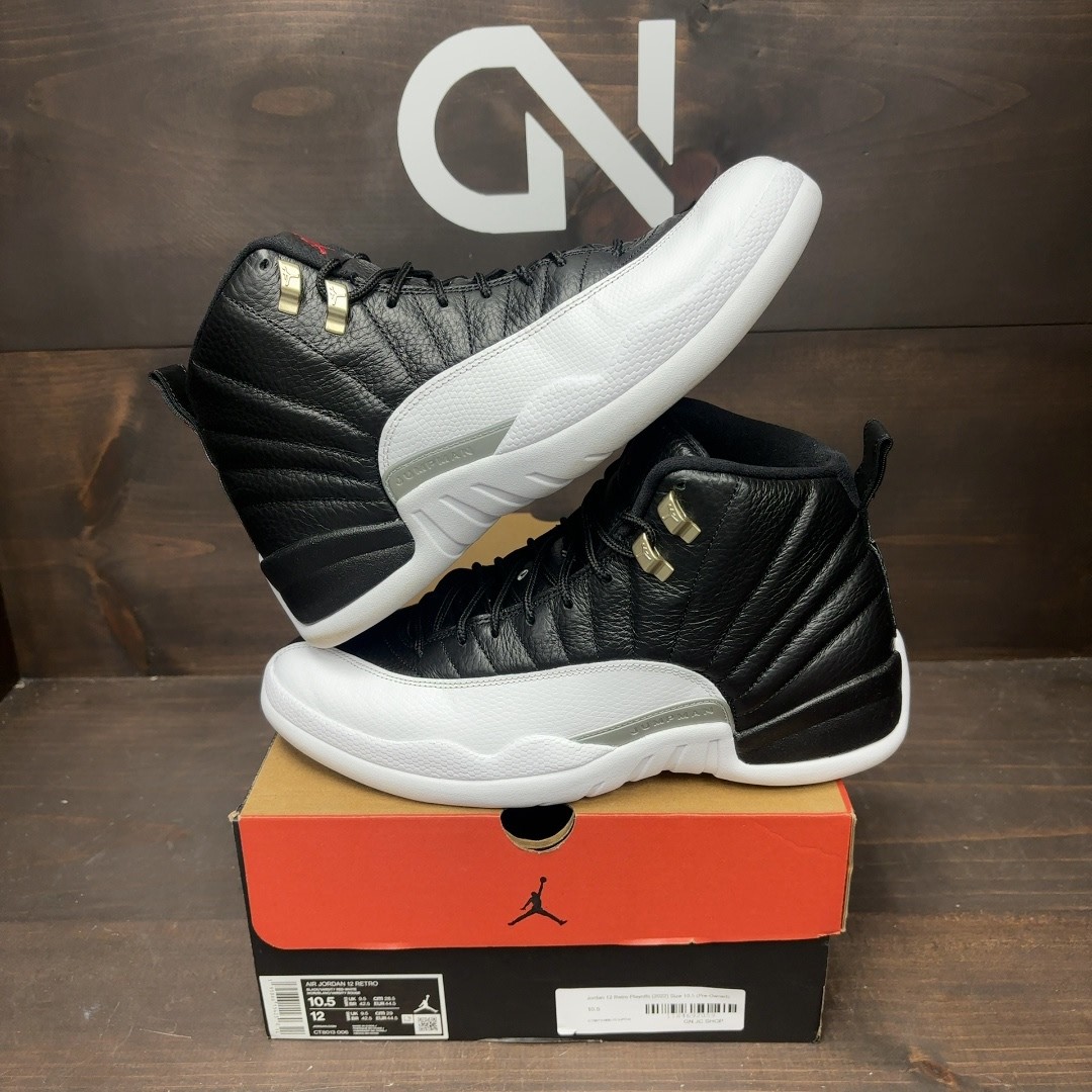 Jordan 12 Retro Playoffs (2022) (Pre-Owned) – CT8013-006-10.5-PO-5 … Size 10.5