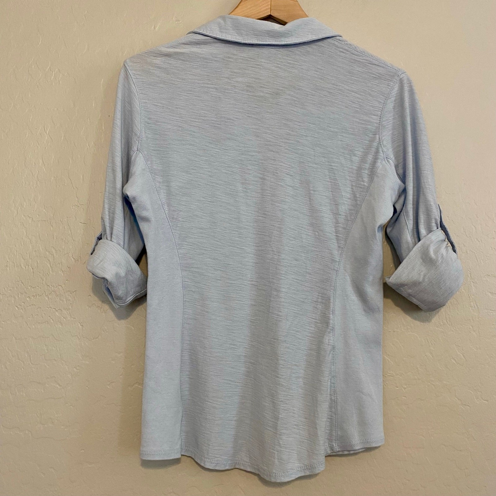 Standard James Perse Sheer Slub Side Panel Shirt Womens Size 2 Medium