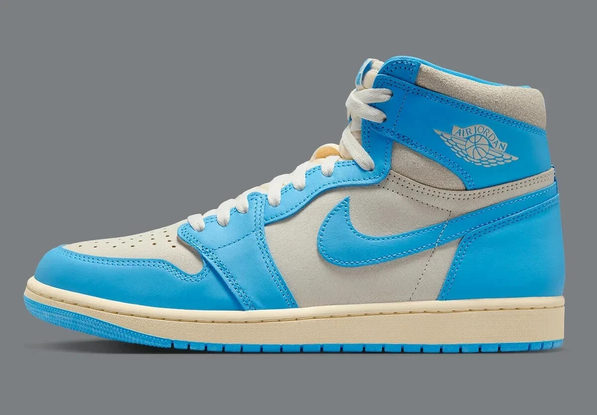 Nike Air Jordan 1 Retro High OG Blue UNC Reimagined Sneaker DZ5485-402 Mens Size
