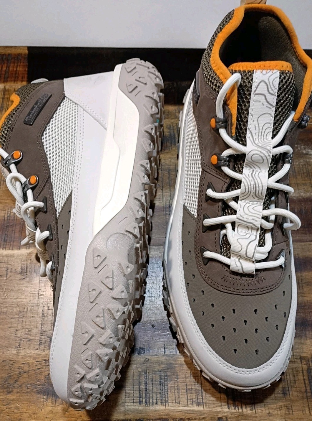 Timberland Men’s Greenstride Motion 6 Mid Lace Sneaker Med. Brown Sz 11.0 New 🎁