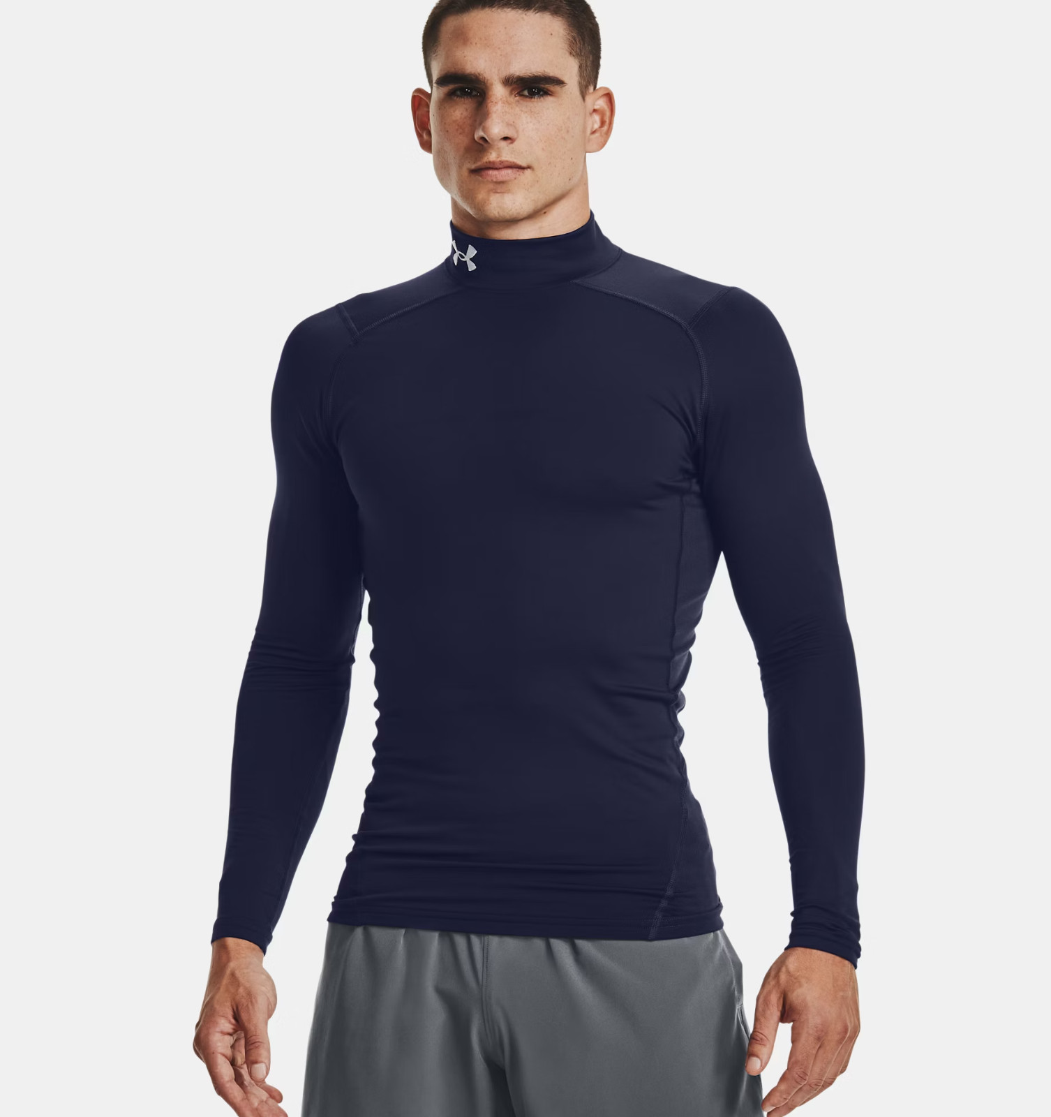 Under Armour Mens ColdGear Long Sleeve Mock Shirt – 1366072 – Free Shipping