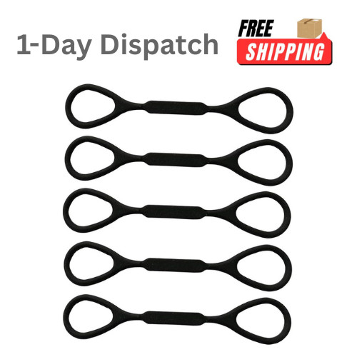 Jiayouy 5Pcs Trumpet Slide Stopper Silicone Black
