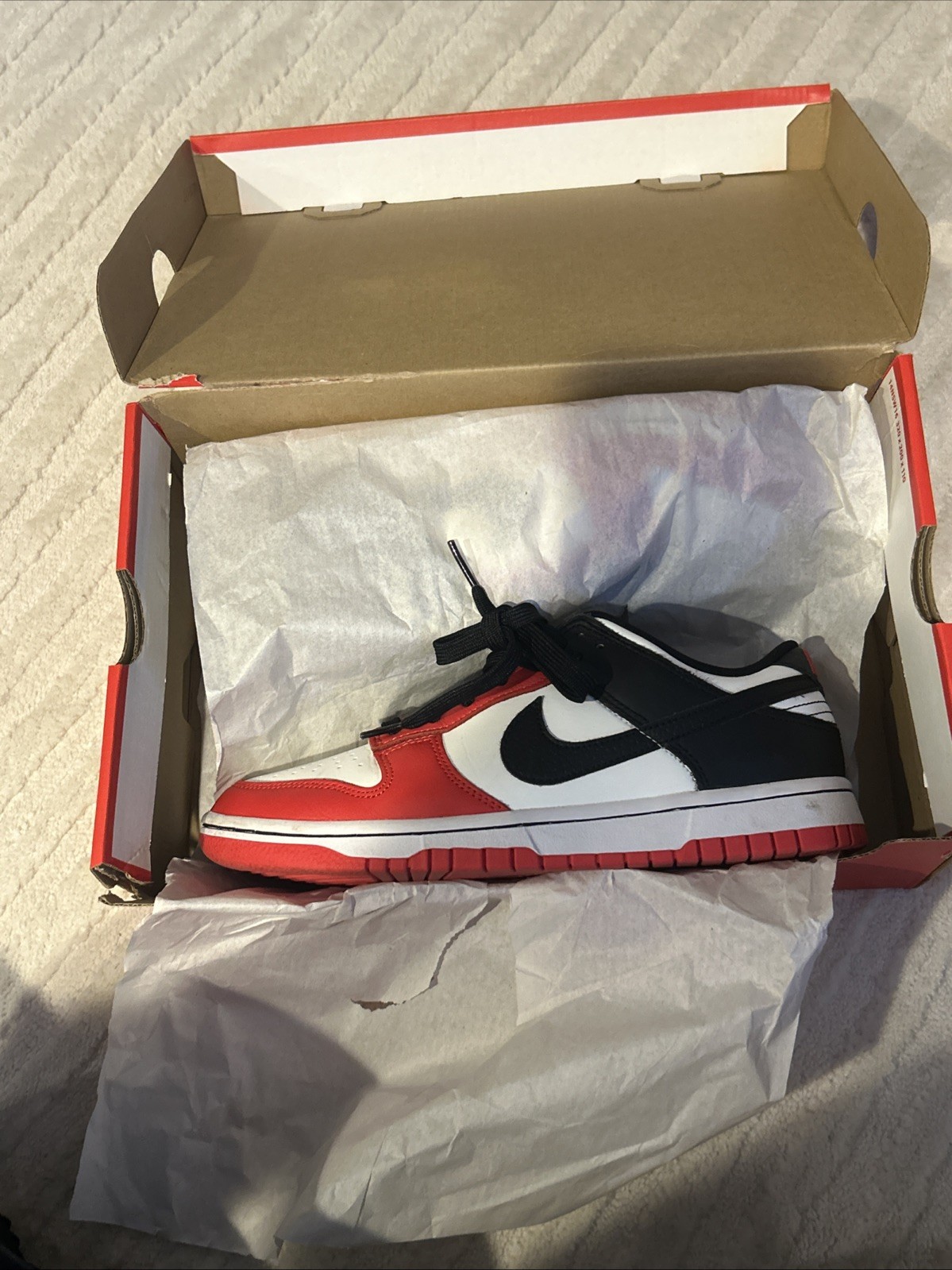 Nike Dunk Low EMB NBA 75th Anniversary Chicago Size 7