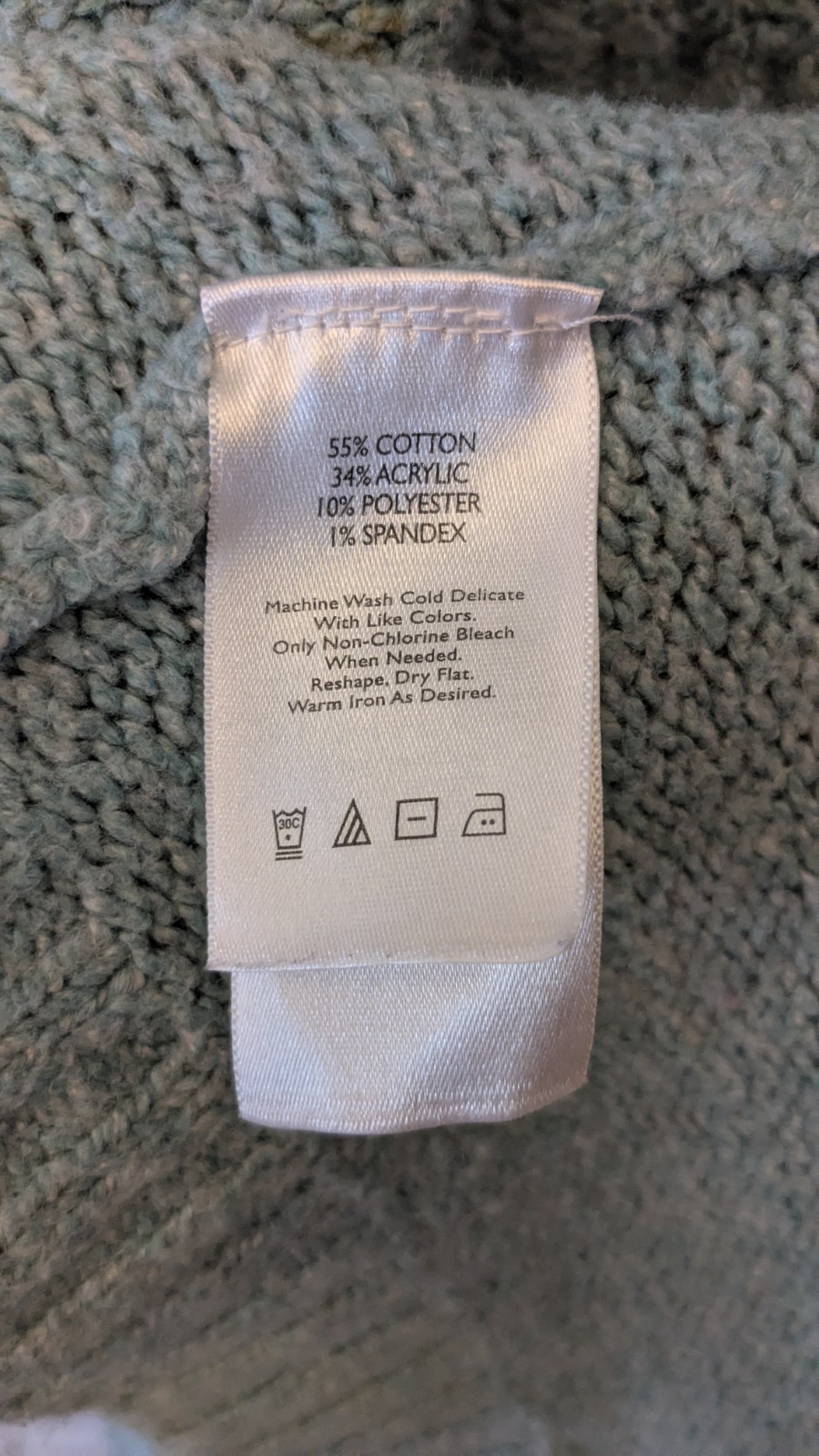 Eddie Bauer Knit Open Front Cardigan with Pockets and Hood in light blue