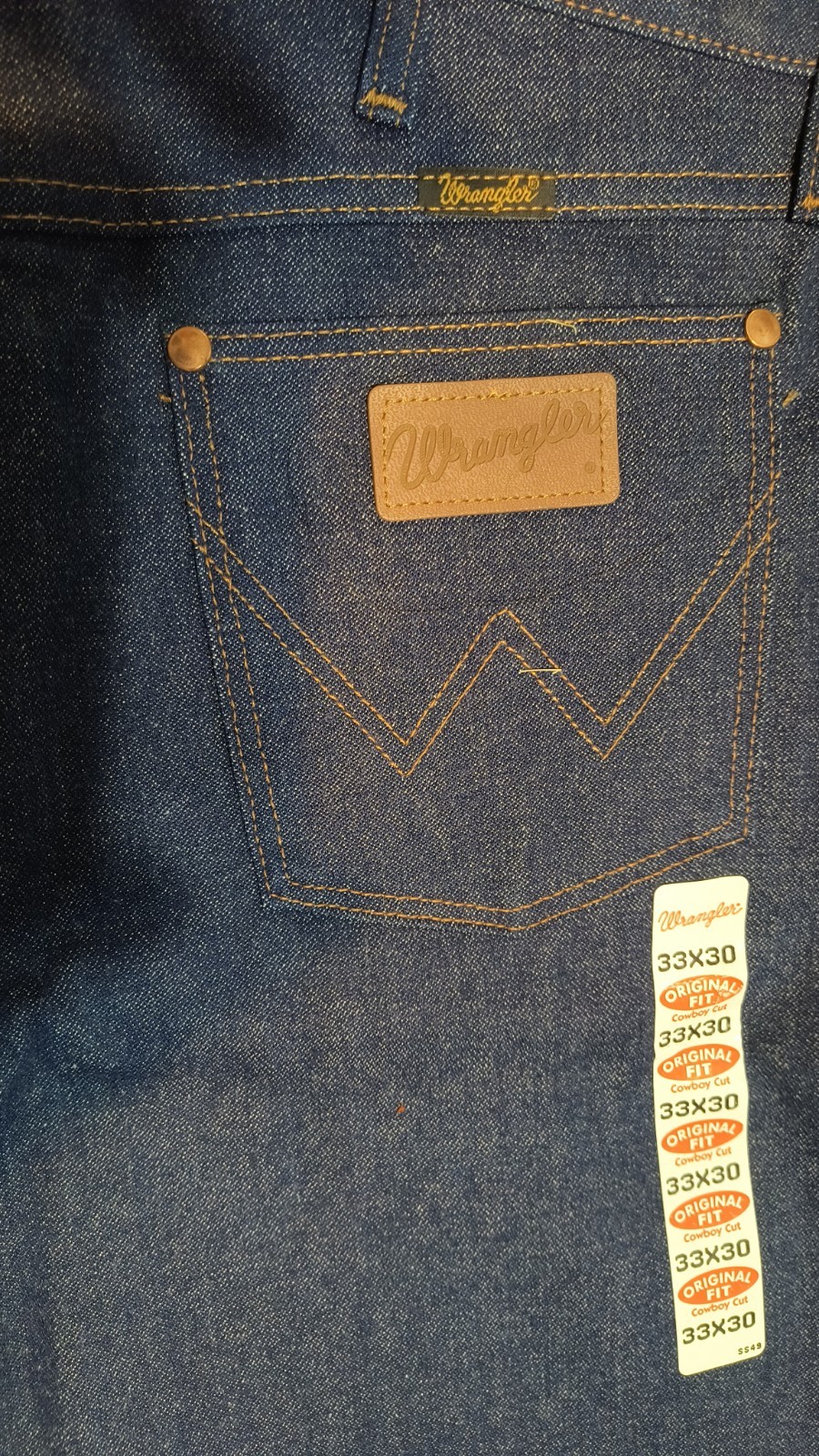 ​Wrangler 13MWZ Cowboy Cut Jeans 33×30 Original Fit Heavyweight Denim NWT ProRod