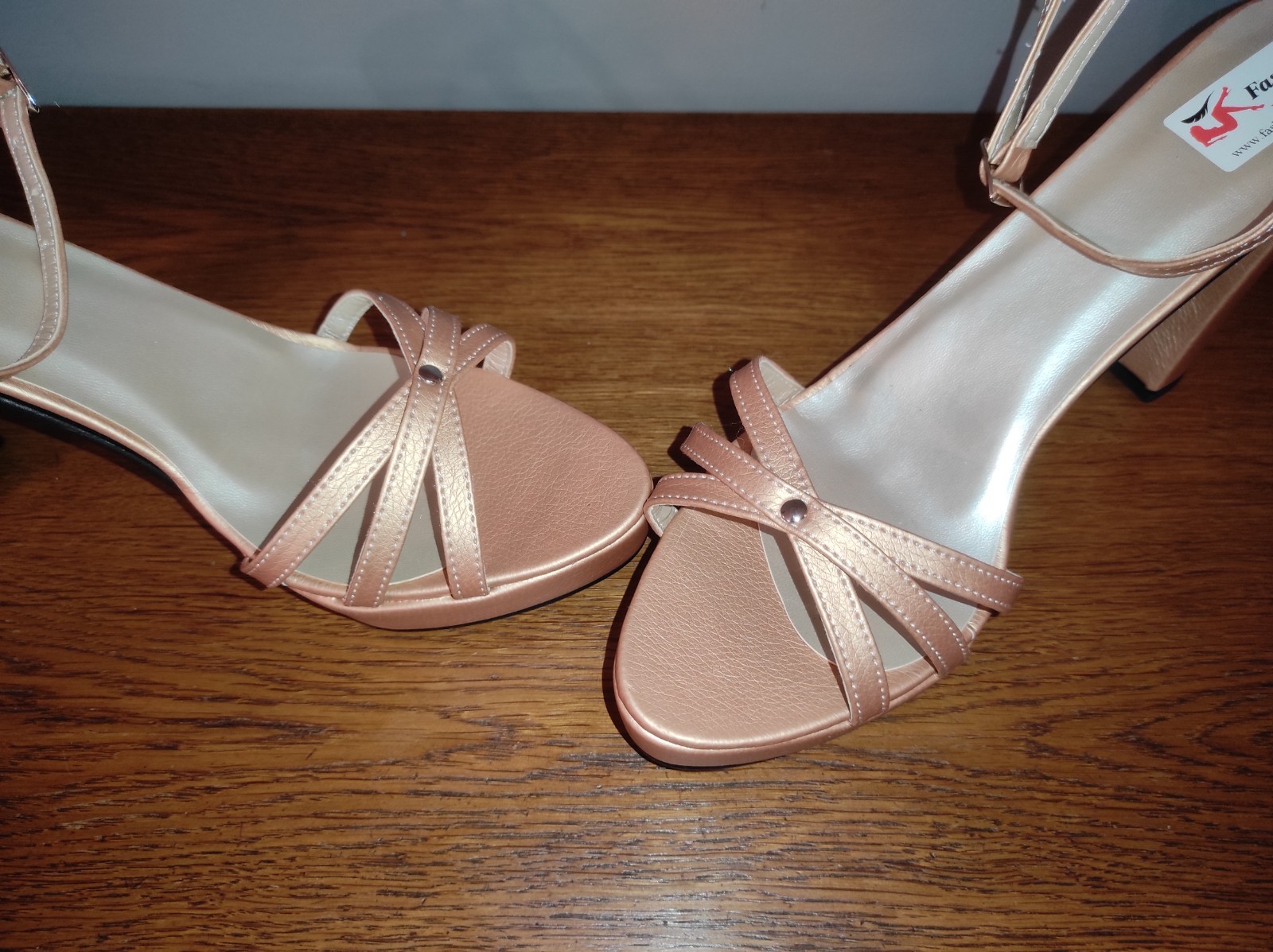 Sandals leather chunky 37 38 39 40 41 42 43 44 45 46 47 platform 2cm heel 13cm PL