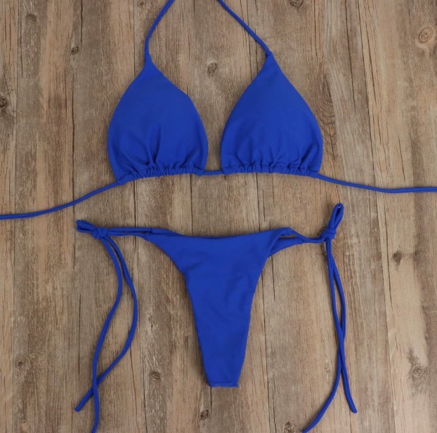 New Sexy Mini Bikini Shiny Women Brazilian G-String Set Thong Swimwear Swimsuits