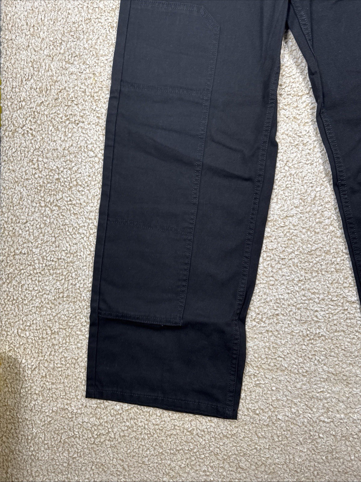 NEW Original Use Lot Of 2 Carpenter Pants 34×30 Black & Brown Relaxed Fit