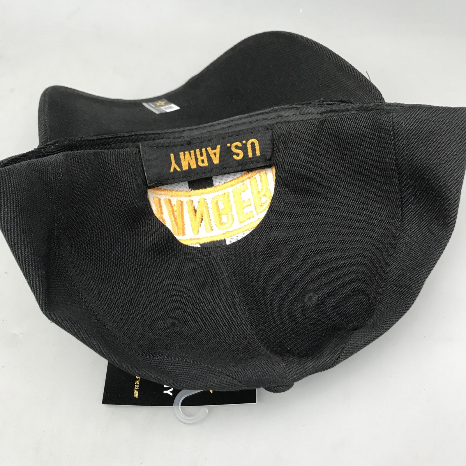 Licensed U.S. Army Ranger Black Embroidered Cap Hat Brand New