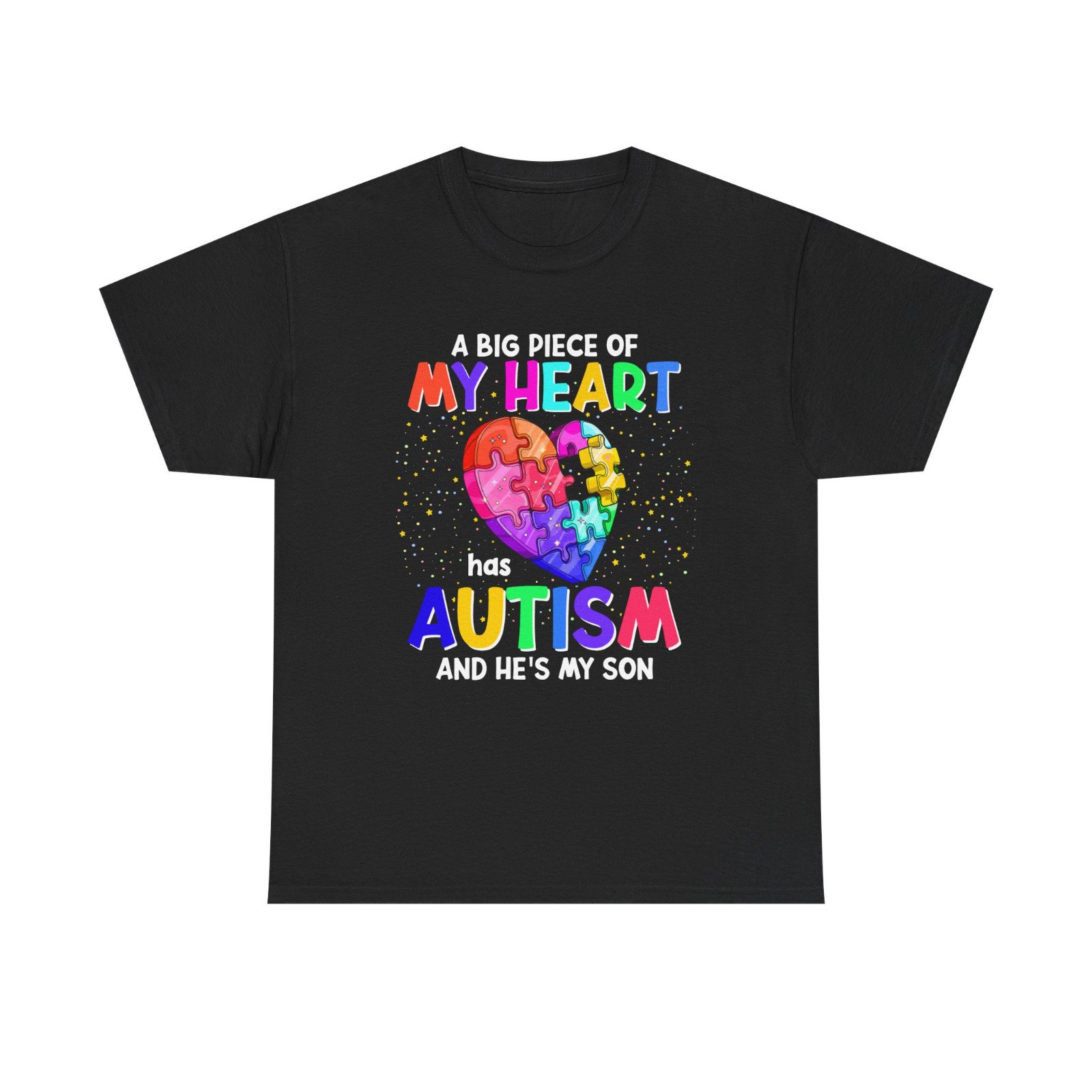 A Big Piece of My Heart T-Shirt Funny Family Love Graphic Tee