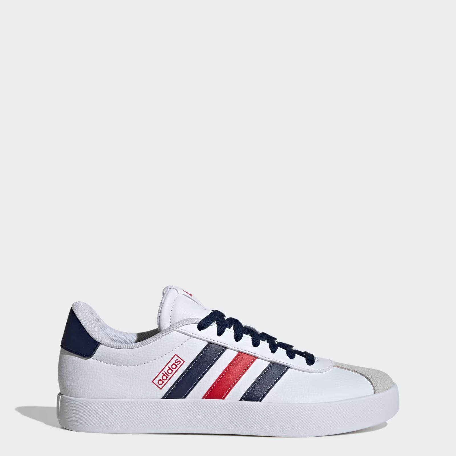 Adidas Men’s VL Court 3.0 ‘White Navy Scarlet’ Shoes IF4465