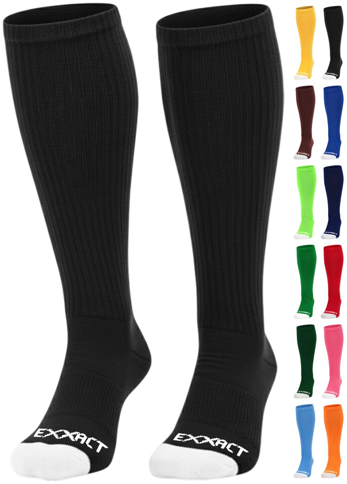 Exxact Sports Baseball Socks Over The Calf Athletic Tube Socks Youth -Adult