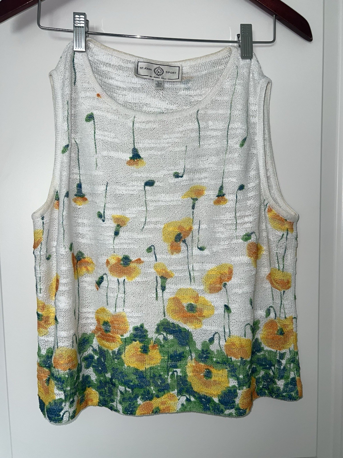 St. John Sport by Marie Gray Set Size Large. Lightweight knit top and cardigan