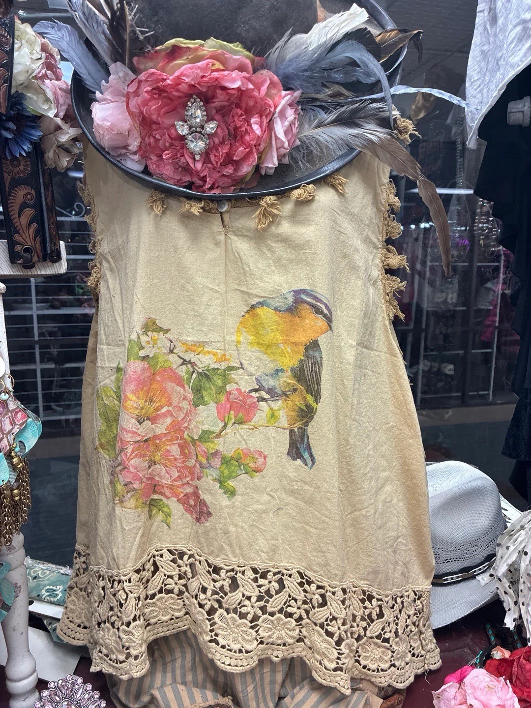 NTW A Rare Bird Robin Delight Butterfly Shirt – One Size