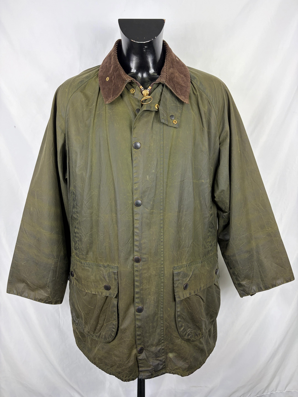 Barbour Gamefair Green C44/112cm Man Green Wax Vintage Gamefair Vintage Jack…