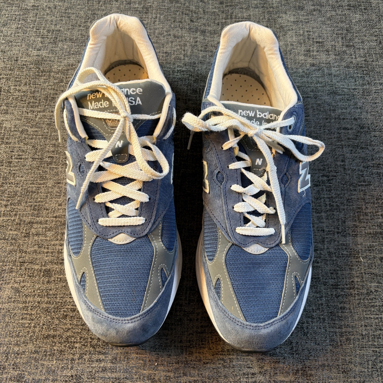 New Balance 993 Mens Made in USA Blue Sneakers Tennis Shoes Size 14