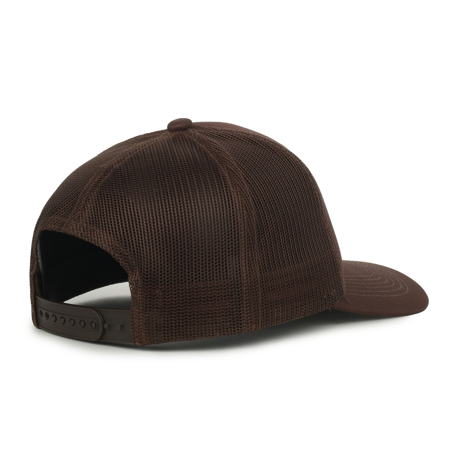 Outdoor Cap Sasquatch with American Flag Trucker Hat Brown Mesh Back