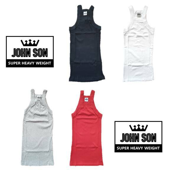 *[JOHN SON](Pack of 6)Men’s G-unit Tank Top Muscle Square Cut Super Heavy Weight