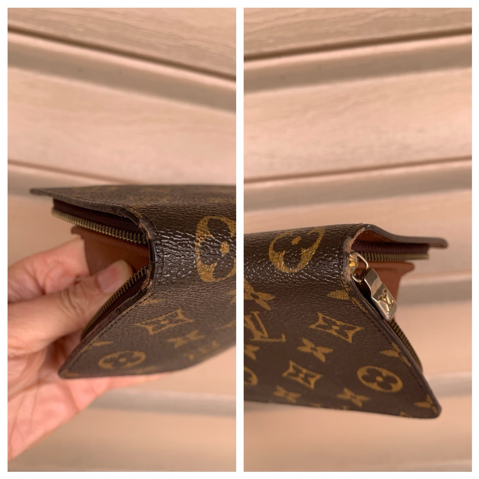 Large Louis Vuitton monogram zippy wallet 7.8”*4.3”