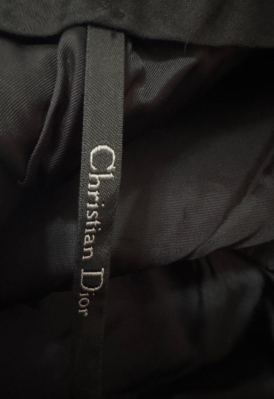 $2K Christian Dior New Black White Wool Dress Pants 4 6 US 40 IT S Culottes Auth