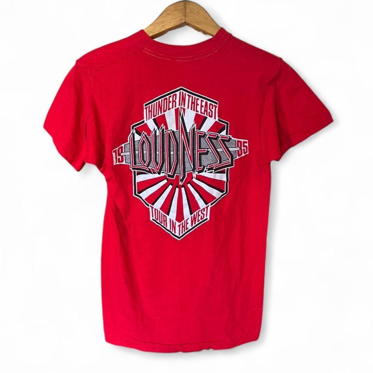 Screen Stars 80s LOUDNESS Thunder in the East Tour Shirt Red USA Large