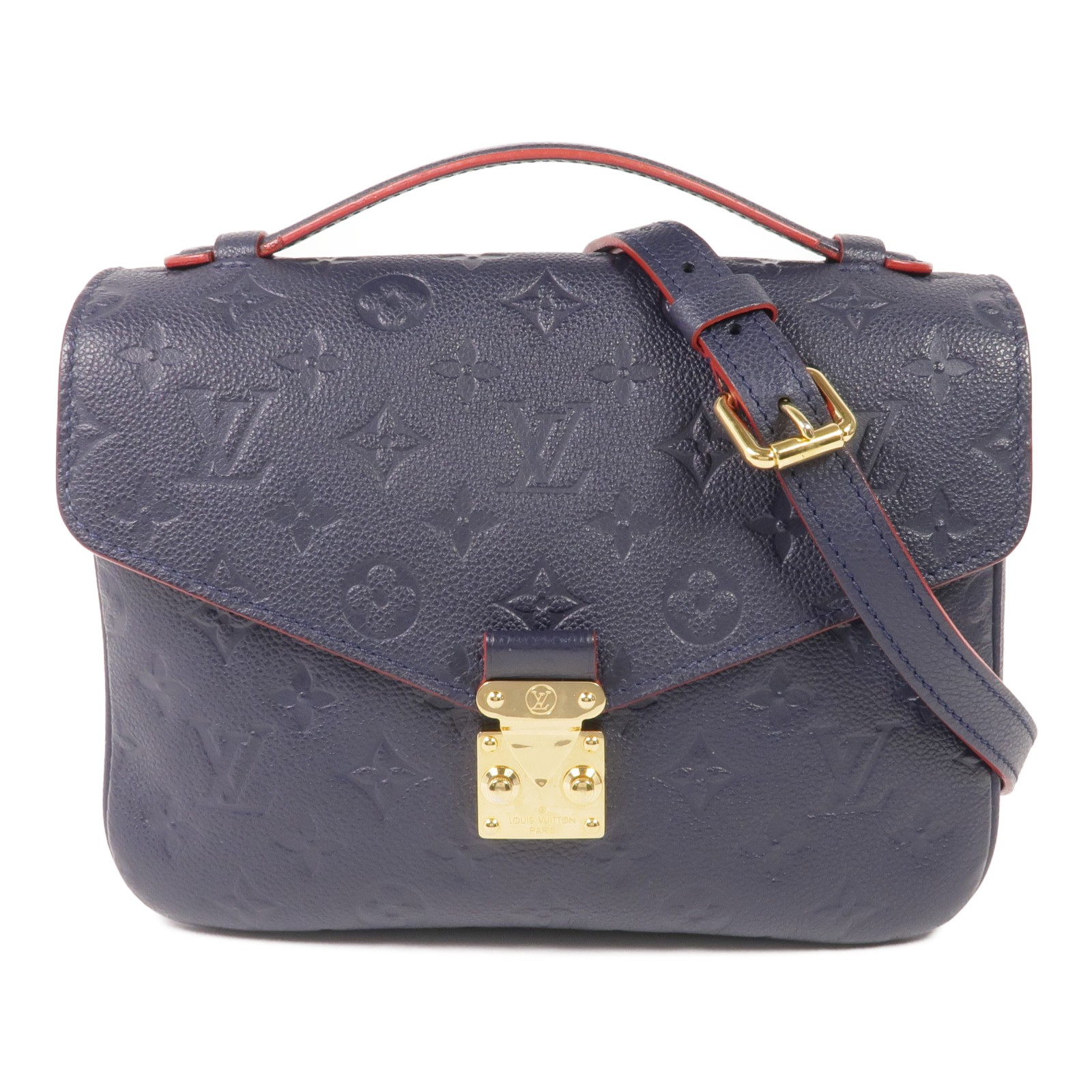 LOUIS VUITTON LV GHW Pochette Metis 2 Way Bag M44071 Monogram Empreinte Navy