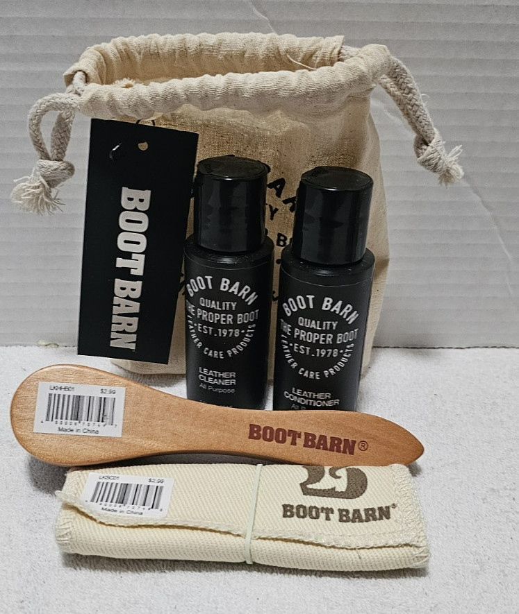 The Boot Barn Leather Care Kit 5 pc set