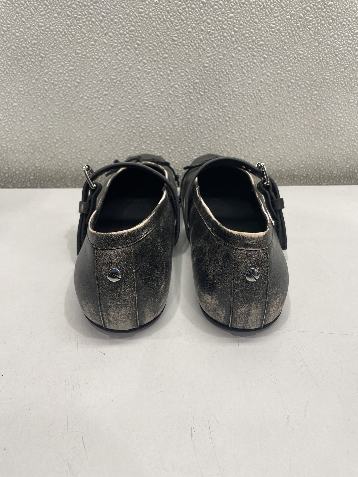Ann Demeulemeester Zoey Ballerinas Pleated Square Toe Flat Women’s US 8