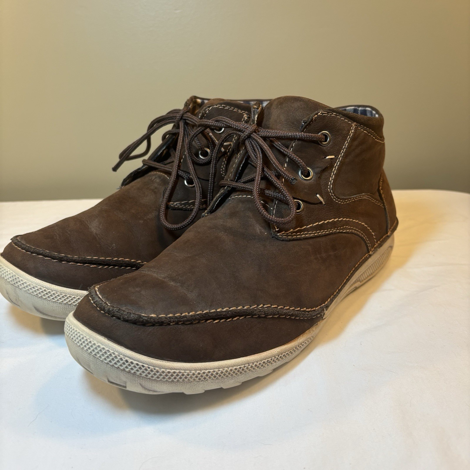 Rocky Men’s Dry-Strike SRX Outdoor Mock Toe Shoe Leather Size 11 Chukka