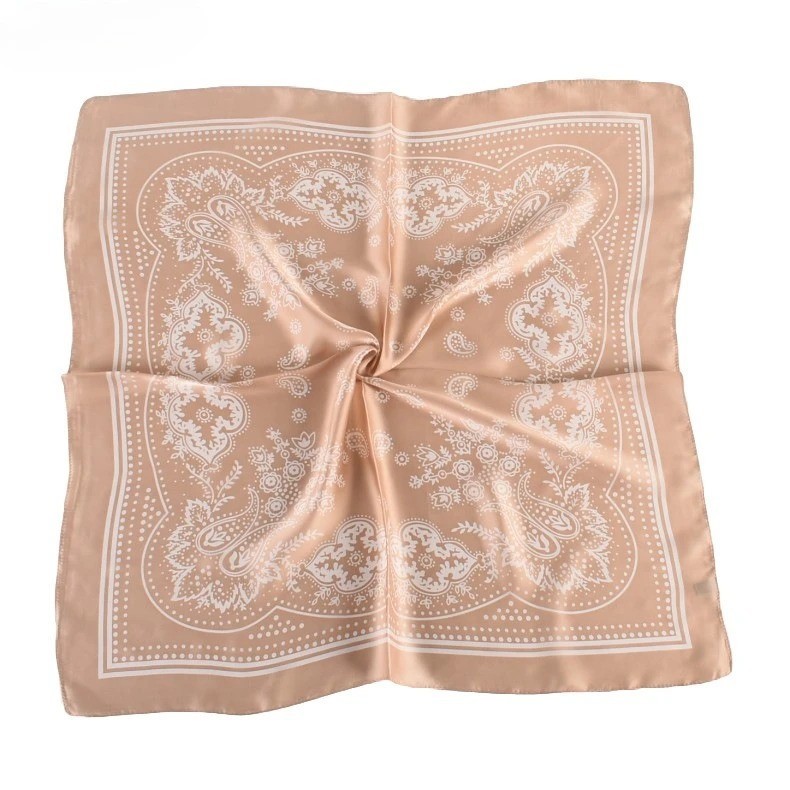 Large Silk Feel Satin Scarf Head Square Wrap Neck Neckerchief Shawl Hair Scarf